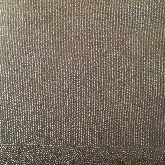 Home 15 inch square Beaded and Sequined Chargers, set of 2 - Picture 5 of 11